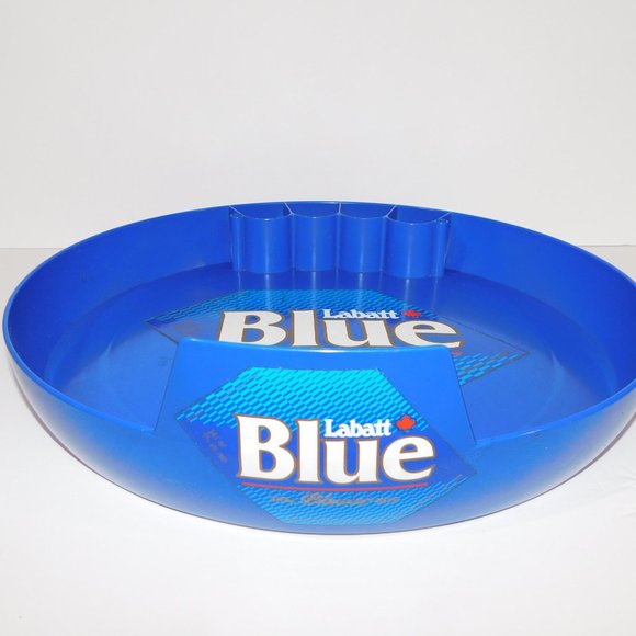 Labatt Blue Pilsener Beer 14.75" Plastic Serving Tray - Picture 2 of 7